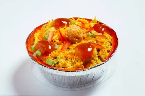 Banarasi chicken arroz