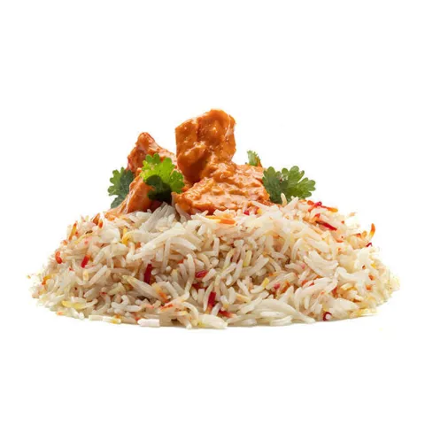 Pollo tikka masala con arroz basmati