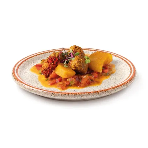 Albóndigas con fondo de titaina