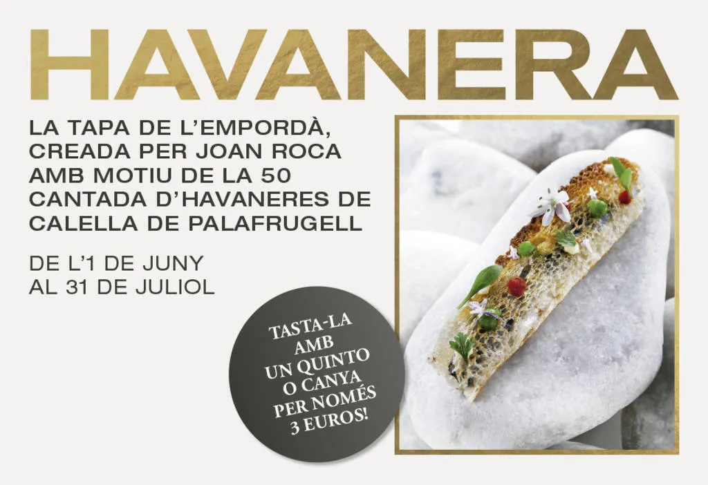 Havanera, la tapa del Empordà creada por Joan Roca Havanera, la tapa del Empordà creada por Joan Roca