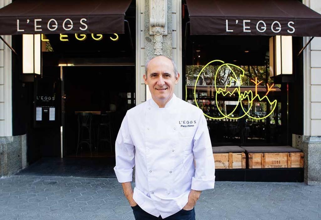 Paco Pérez reinventa el restaurante L'Eggs con una nueva carta