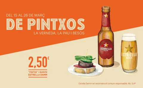 Empieza la 1a edición de la Ruta De Pintxos La Verneda, La Pau y Besòs Empieza la 1a edición de la Ruta De Pintxos La Verneda, La Pau y Besòs