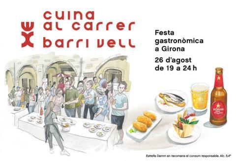 Degustaciones y música en la décima edición de 'Cuina al Carrer' de Girona