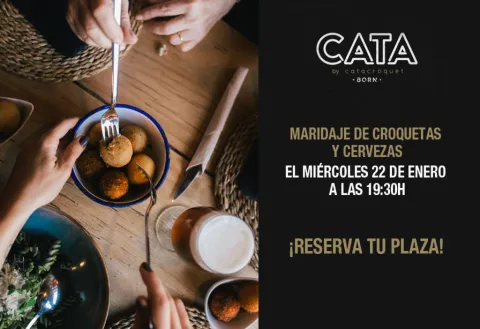Maridaje de croquetas y cervezas en Cata by Catacroquet Maridaje de croquetas y cervezas en Cata by Catacroquet