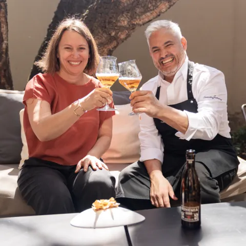 Ecléctica Barcelona: Nandu Jubany y Olga Pajares diseñan el bar doméstico del evento