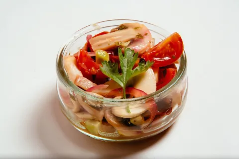 Ceviche de champiñones