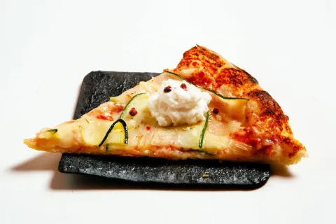 Calabacín y ricotta