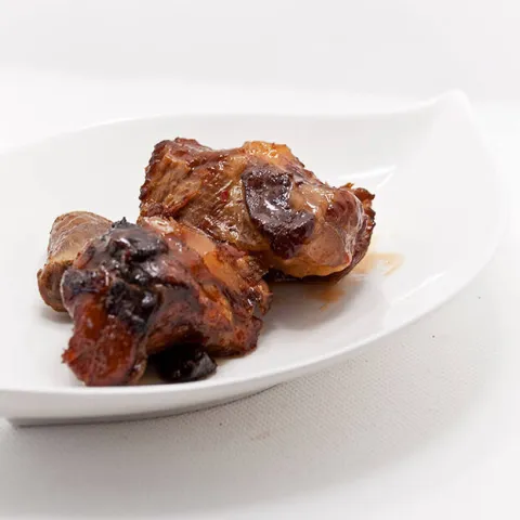 Costelles de porc agredolces