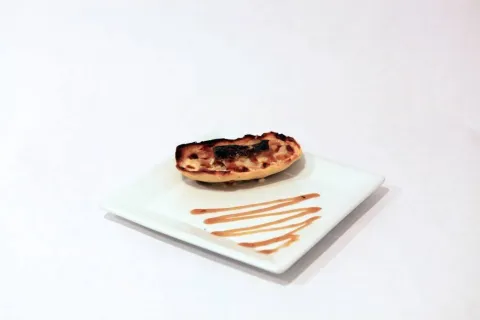 Cruixent de Bacallà amb Reducció de Pedro Ximenez