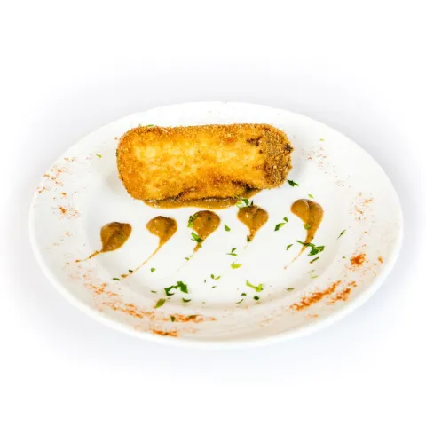 Flamenquin de carrillada y queso payoyo