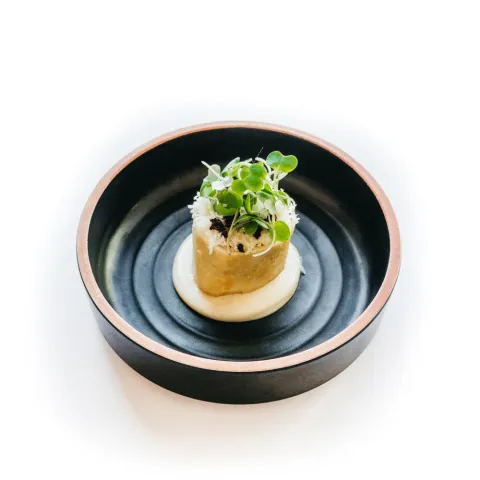 Crujiente de pollo - Carbonara