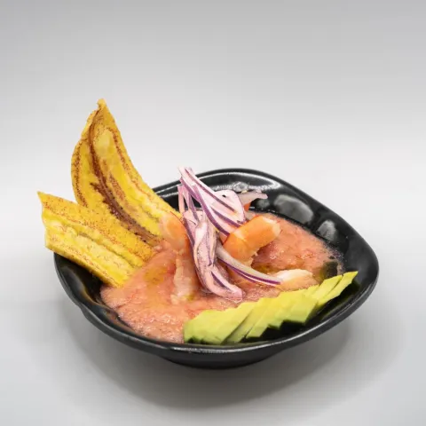 Ceviche de gambas estilo New Albero