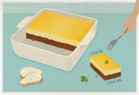 Hachis parmentier, un pastel de carne muy fácil con esta receta ilustrada 