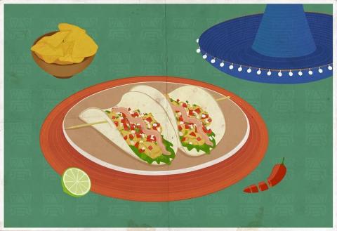 Tacos de pescado con pico de gallo, una receta con sabor a México