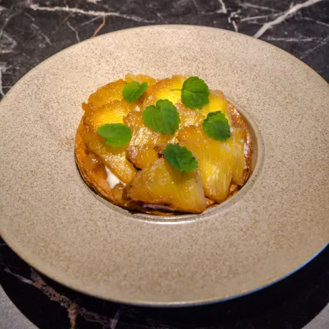 Falso tatin de piña