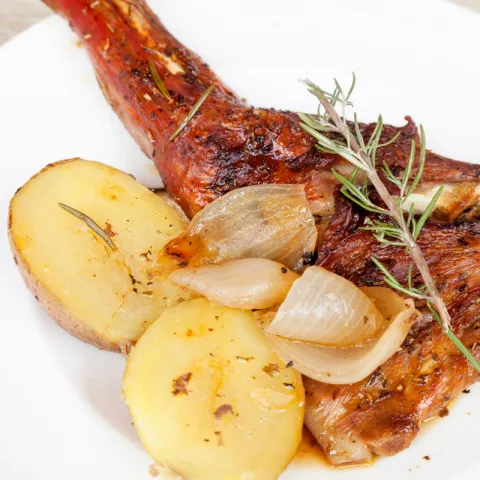 Receta de codillo de cerdo al horno