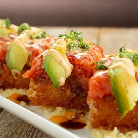 Spicy tuna crispy rice