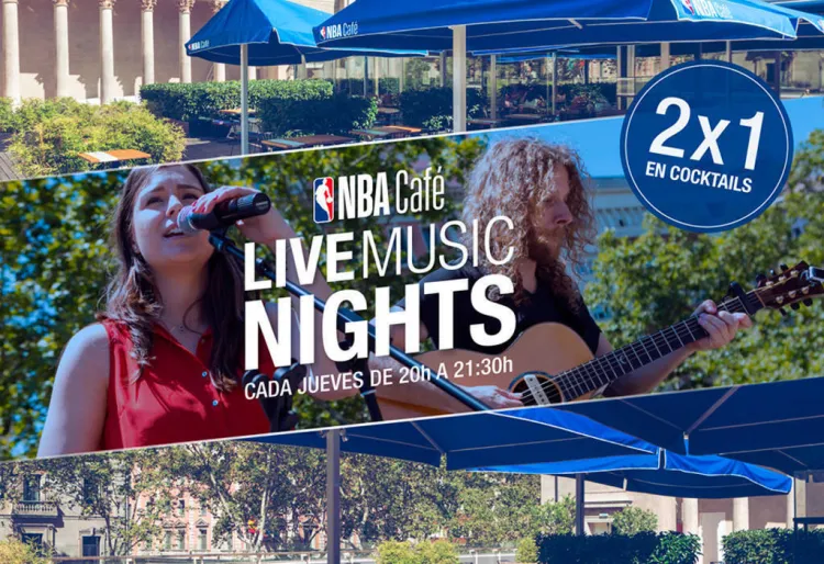 Música i còctels a la terrassa de NBA Café