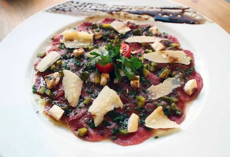 Carpaccio de vedella