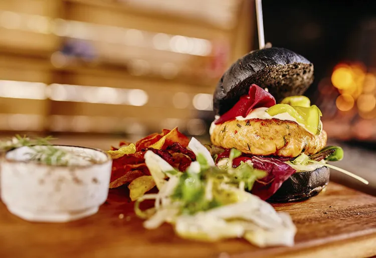 Hamburguesa de salmó