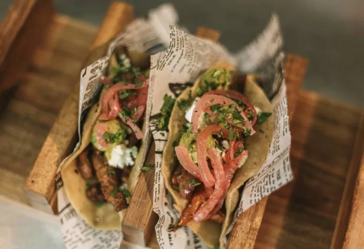 Taco de llom alt saltat a la brasa