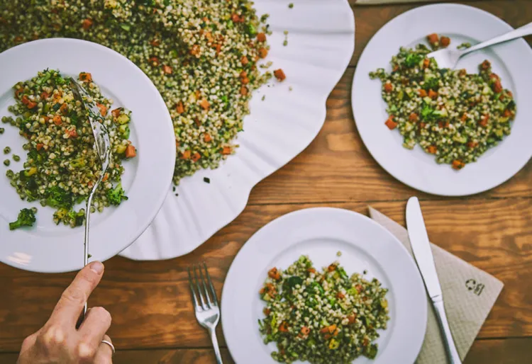 Revuelto de tofu con verduras 