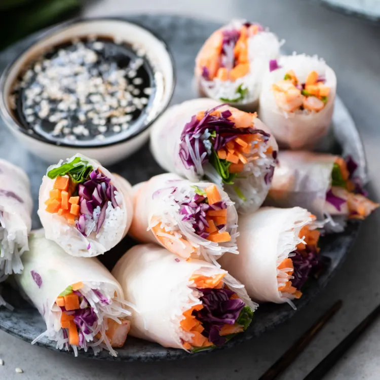Rollitos de verano vietnamitas (goi cuon)