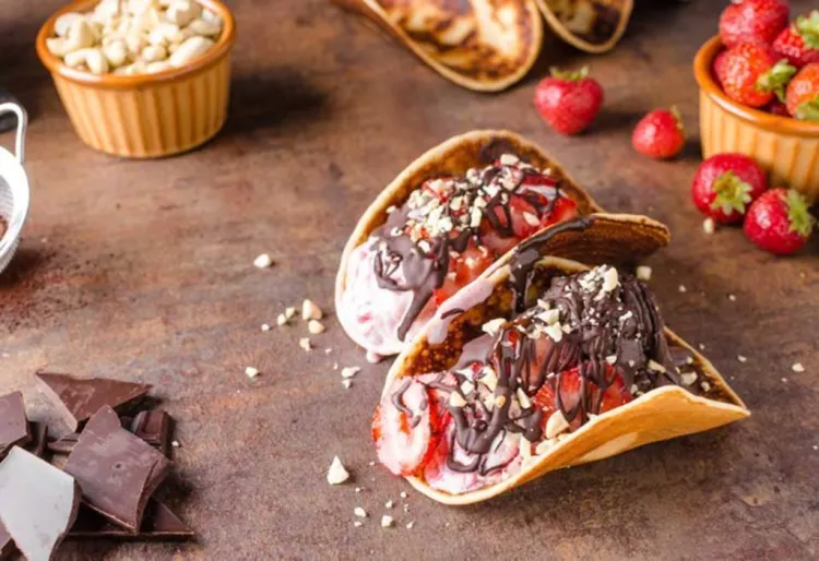 Tacos, del salat al dolç