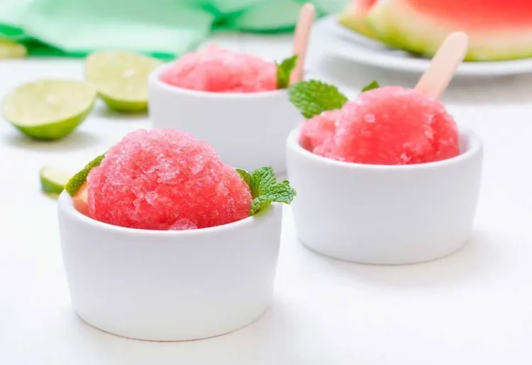 Sorbetes caseros para mantener la línea