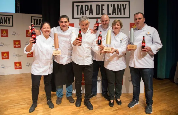 Gastrimargia, la tapa guanyadora del concurs Tapa de l'Any 2017