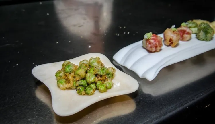 Creatives i lleugeres tempures de verdures