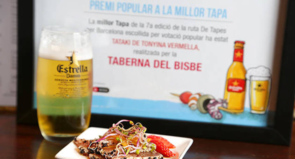 La Taverna del Bisbe, premio Tapa Popular de la ruta De tapes per Barcelona
