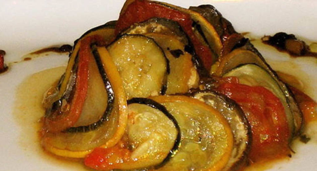 Confit Byaldi.Ratatouille
