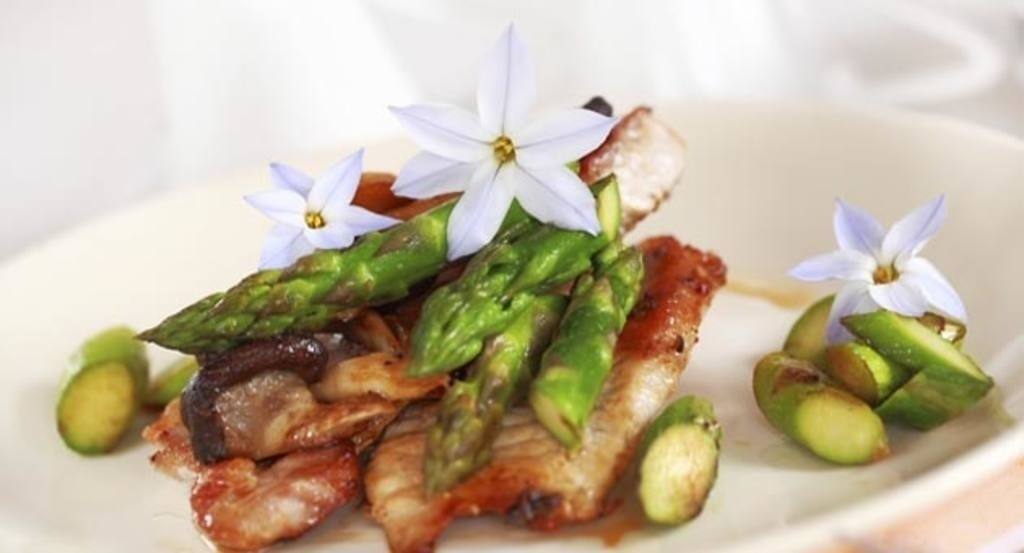 cocinar con flores