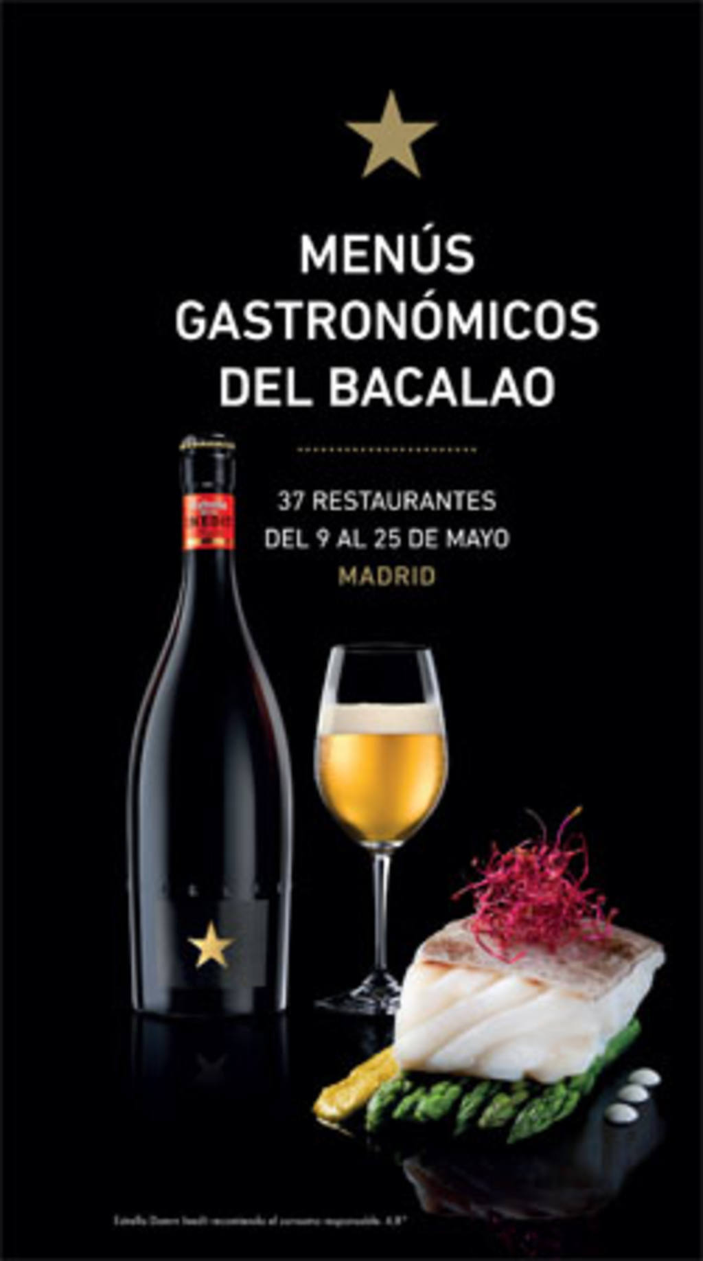 Cartel Menús gastronómicos del bacalao 