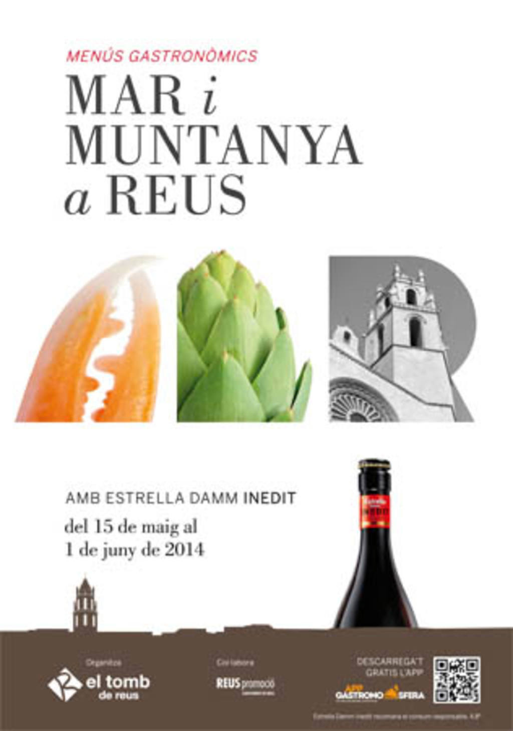 Cartell Jornades Gastronòmiques Mar i Muntanya de Reus
