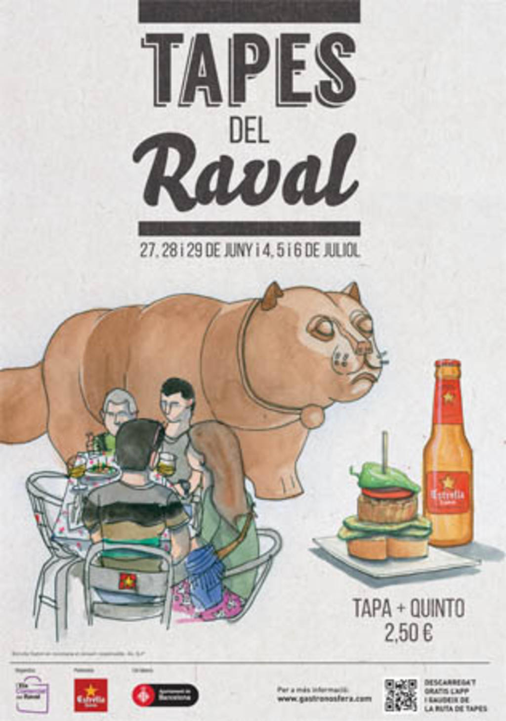 Cartel Raval de tapes