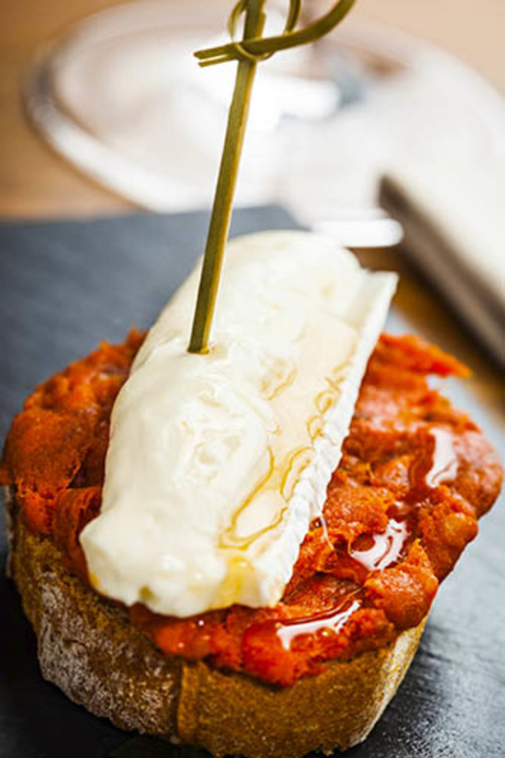 Sobrasada con queso fundido