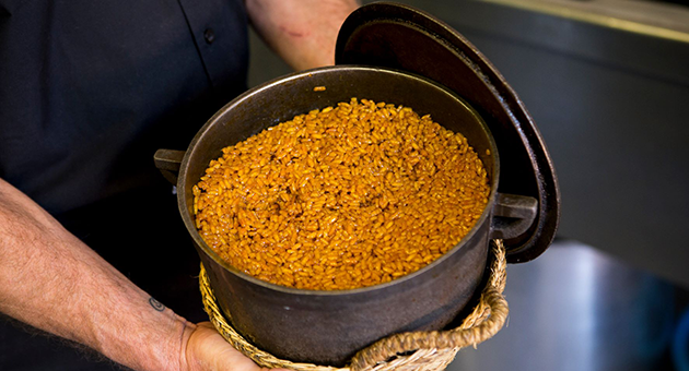 Arroz caldero del Mar Menor. Receta tradicional de la Región de Murcia